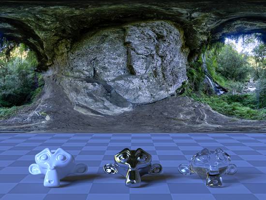 HDRI Haven - Opened Forest Cave