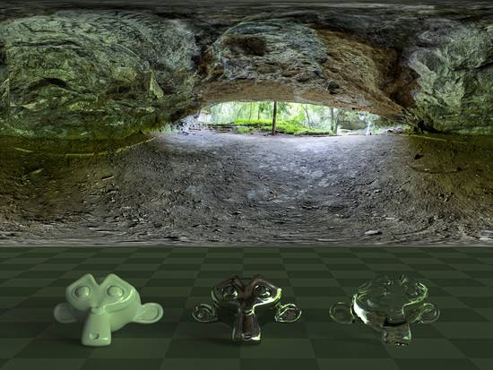 HDRI Haven - Hidden Cave In The Forest