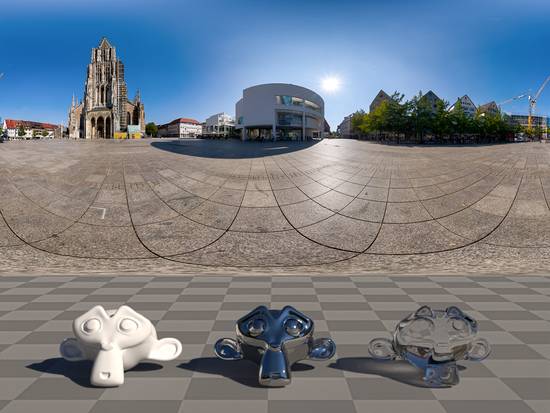 HDRI Haven - Town Square In Germany