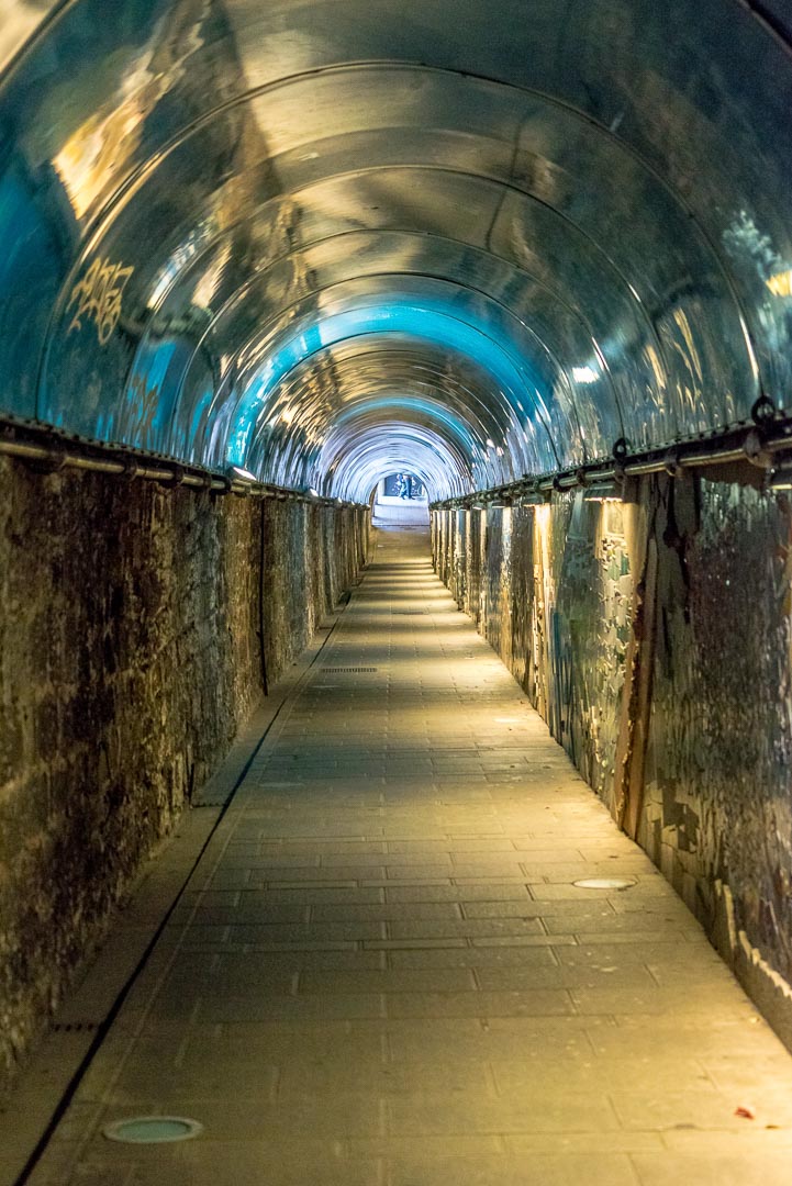 Backplate • ID: 5620 • HDRI Haven - Tunnel With Concrete Path 
