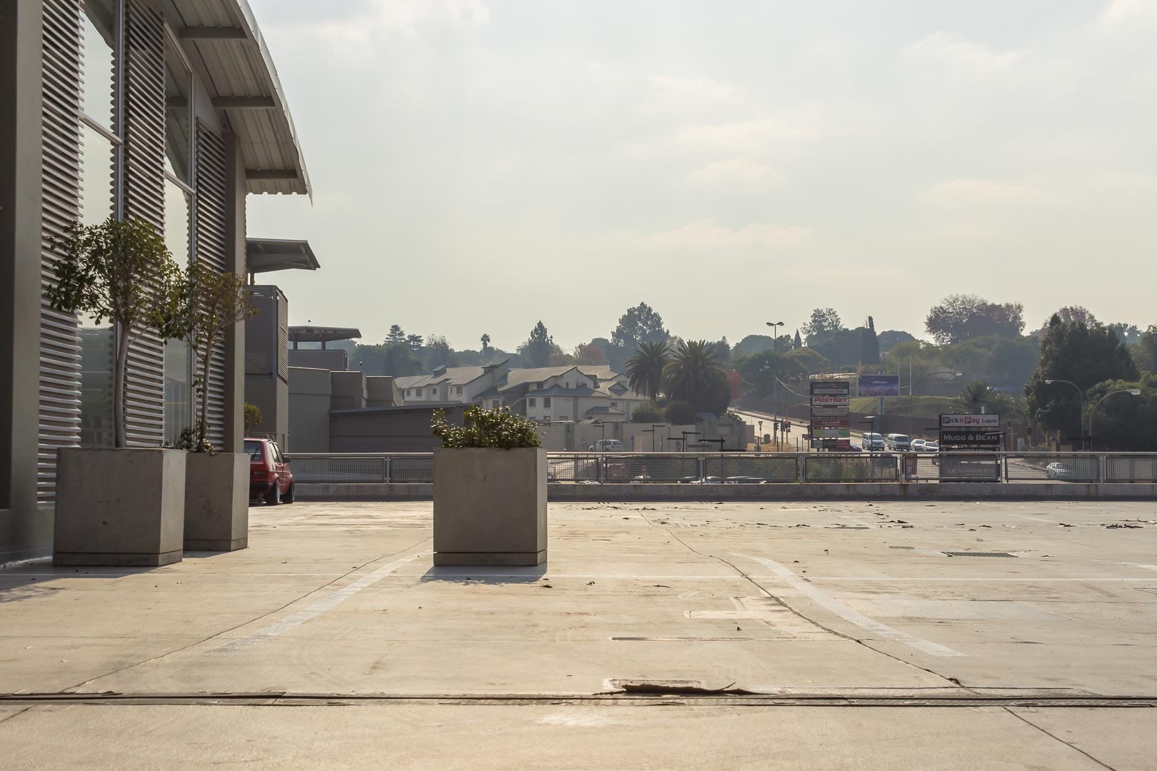 Backplate • ID: 6266 • HDRI Haven - Modern Rooftop Parking