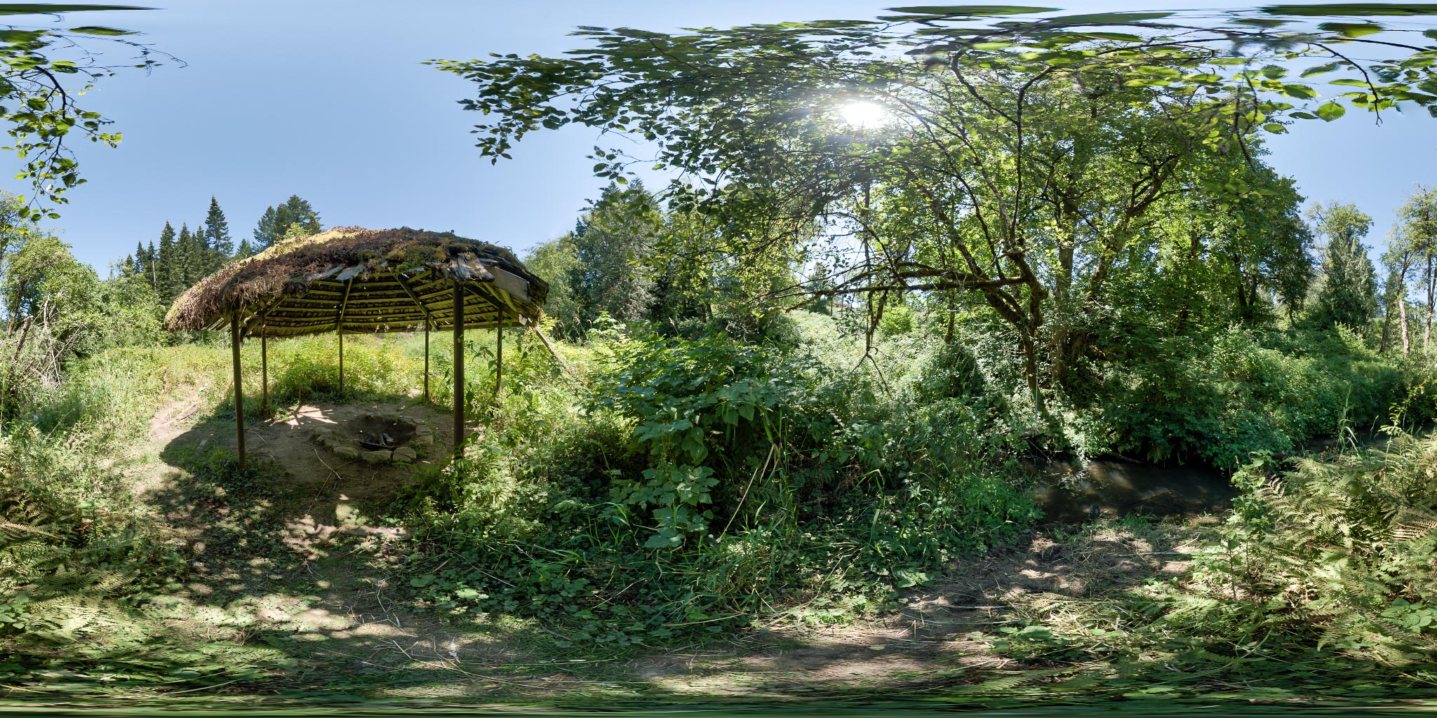 Shelter By Stream HDRI Haven