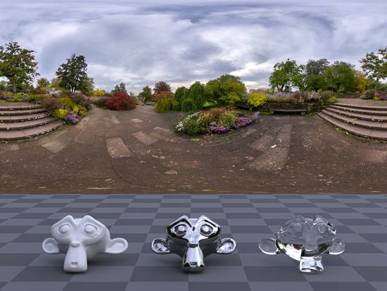 HDRI Haven - Flower Beds In Park