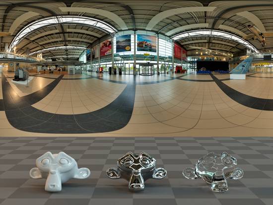 HDRI Haven - Airport Hall In The Rostock