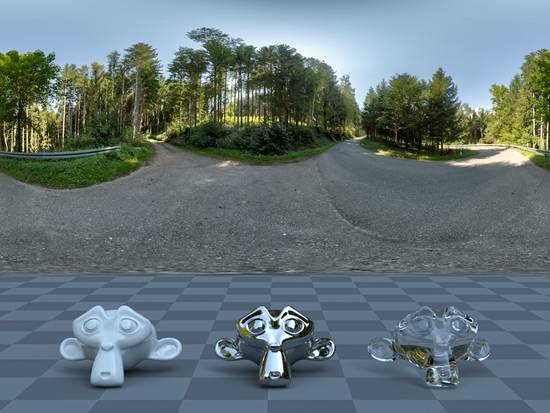 HDRI Haven - Roadside In The Forest