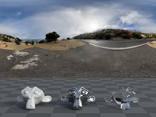 HDRI Haven - Parking At Hill 1