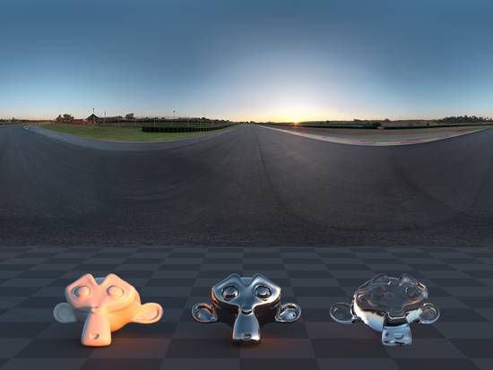 HDRI Haven - Sunset Racing Circuit